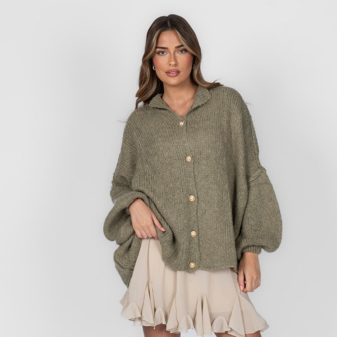 Cardigan surdimensionné "CozyGlam"