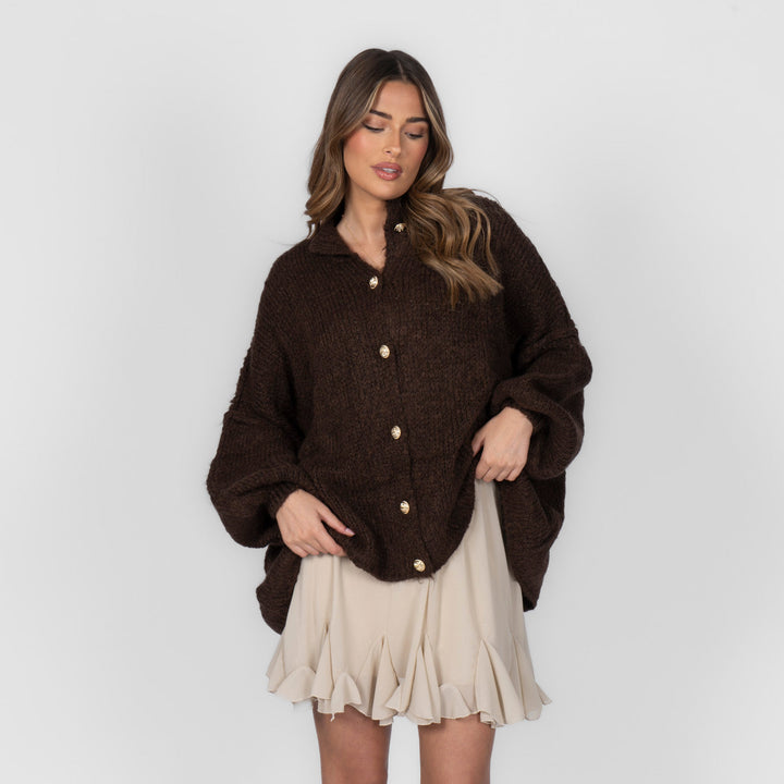 Cardigan surdimensionné "CozyGlam"