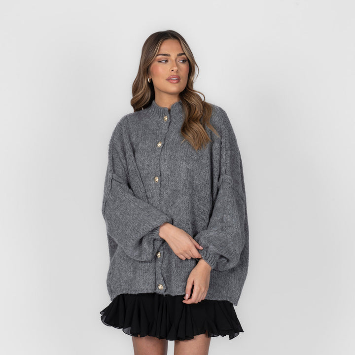 Cardigan surdimensionné "CozyGlam"