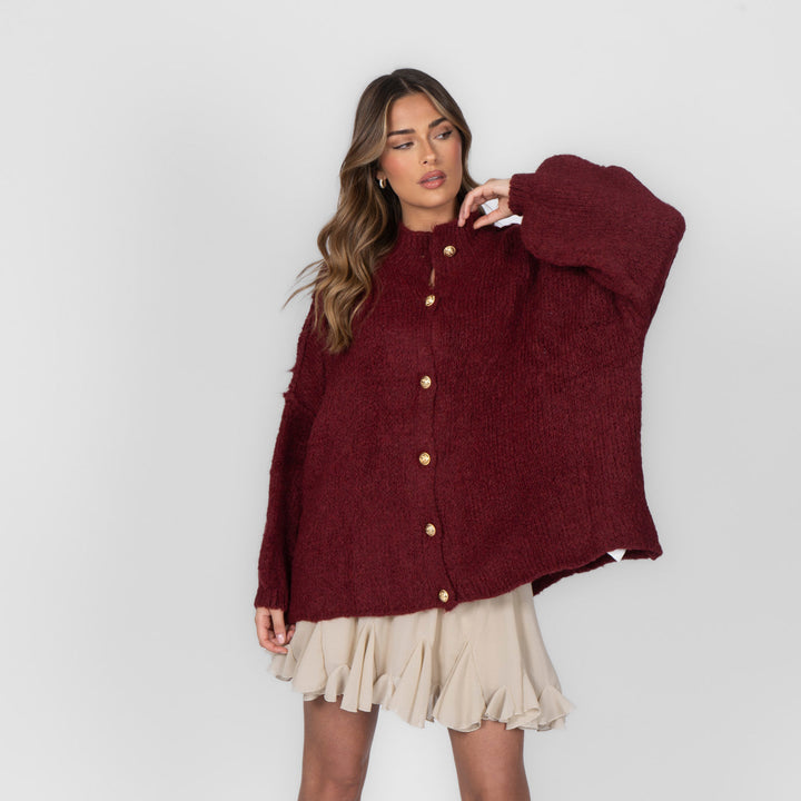Cardigan surdimensionné "CozyGlam"