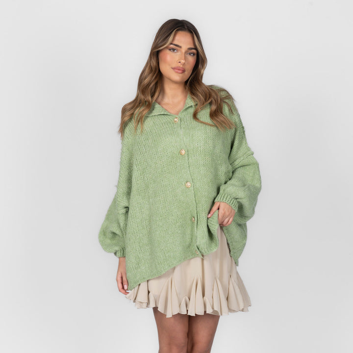 Cardigan surdimensionné "CozyGlam"