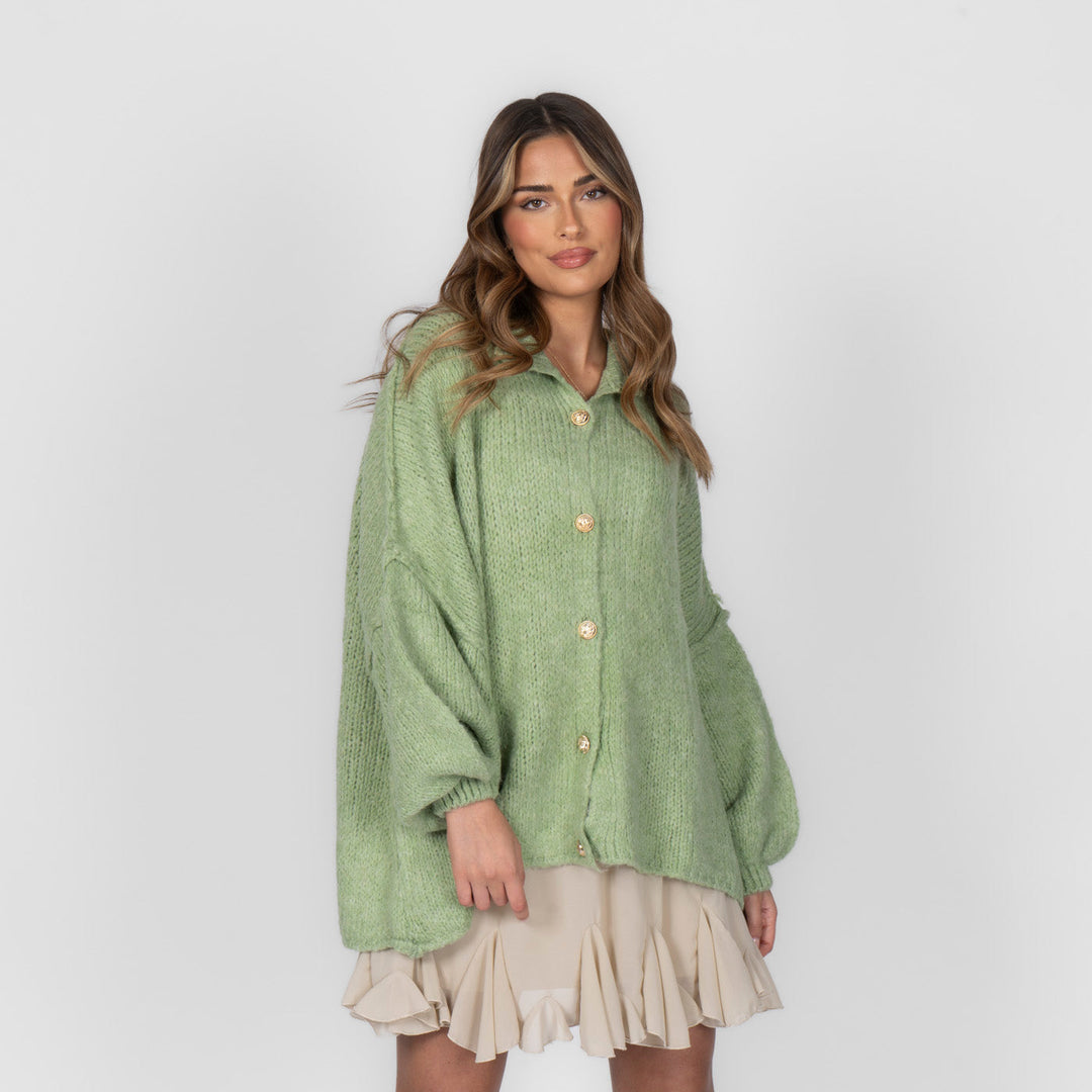 Cardigan surdimensionné "CozyGlam"