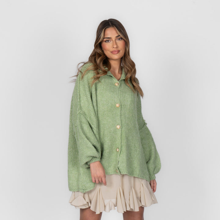Cardigan surdimensionné "CozyGlam"
