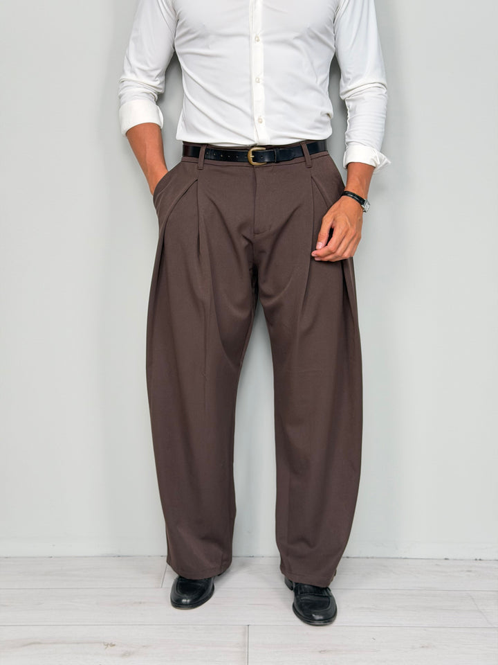 PANTALONS CLUB À JAMBES AMPLIES - POCHETTE ARRIÈRE
