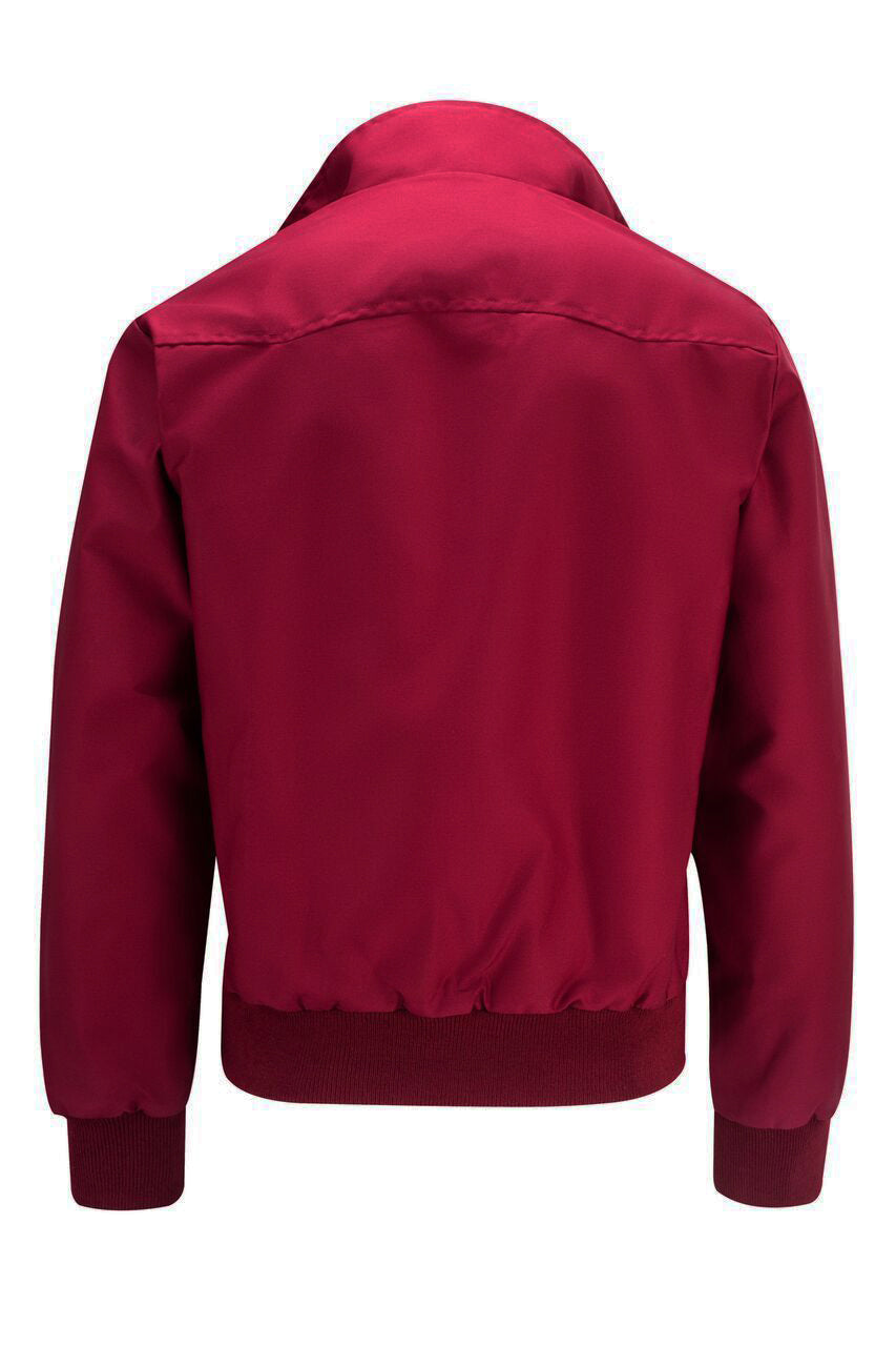 Veste Harrington Classique pour Hommes à Doublure Tartan