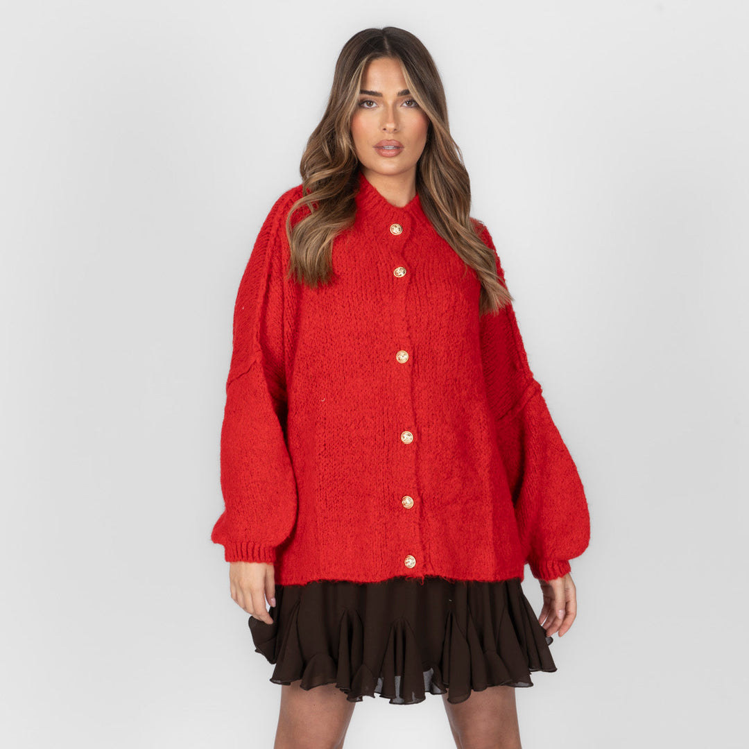 Cardigan surdimensionné "CozyGlam"