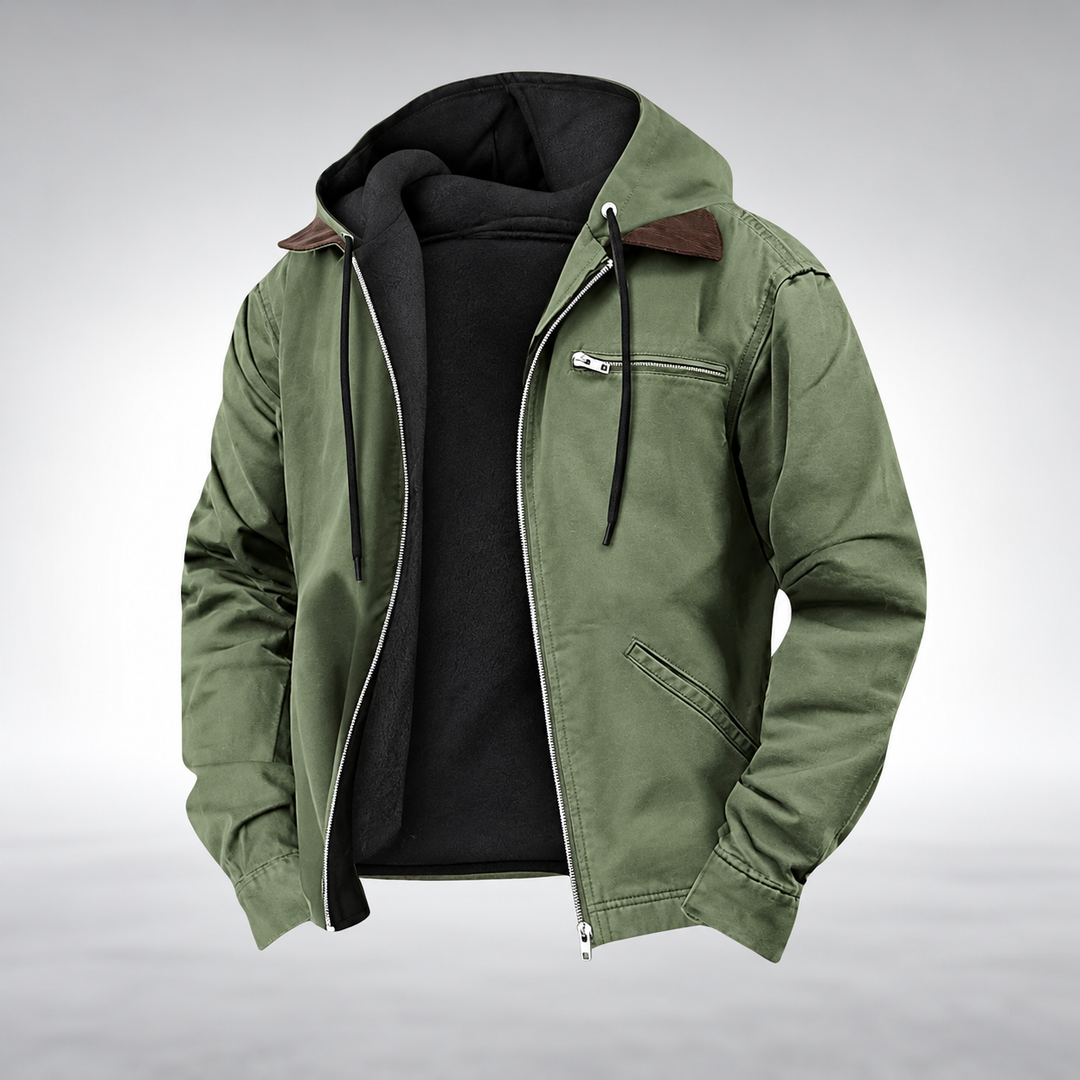 VESTE À CAPUCHE CASUAL COUPE AMPLE AVEC POCHES PROFONDES