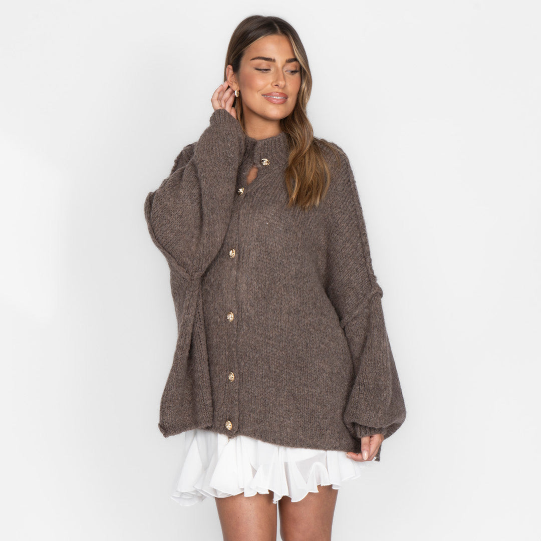 Cardigan surdimensionné "CozyGlam"
