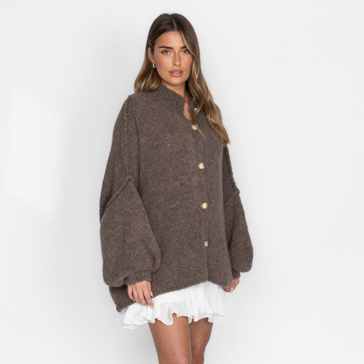 Cardigan surdimensionné "CozyGlam"