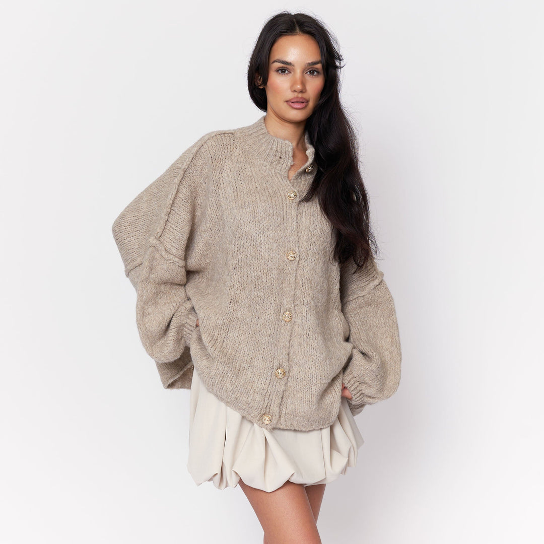 Cardigan surdimensionné "CozyGlam"