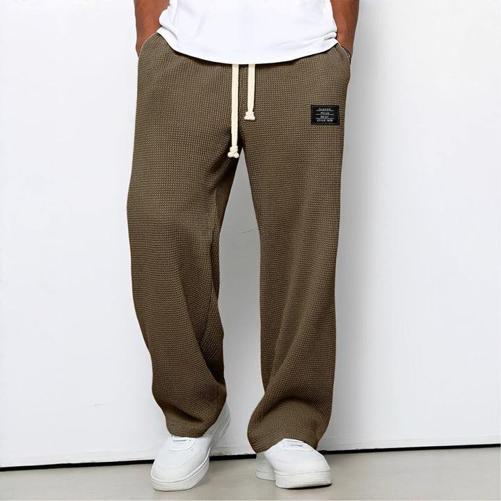 PANTALON AMPLE À TAILLE ÉLASTIQUE