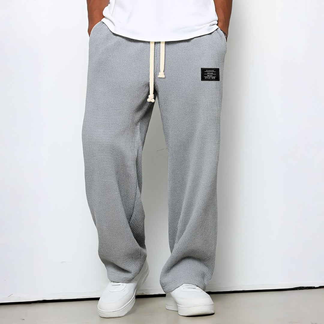 PANTALON AMPLE À TAILLE ÉLASTIQUE