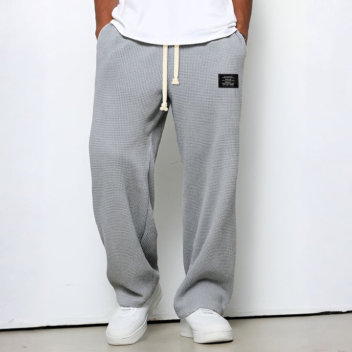 PANTALON AMPLE À TAILLE ÉLASTIQUE
