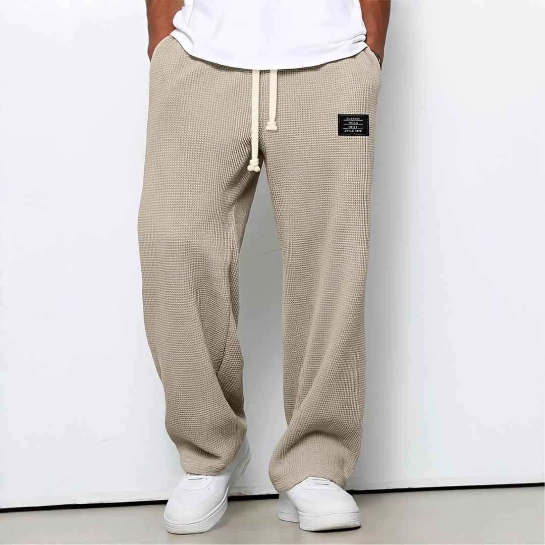 PANTALON AMPLE À TAILLE ÉLASTIQUE