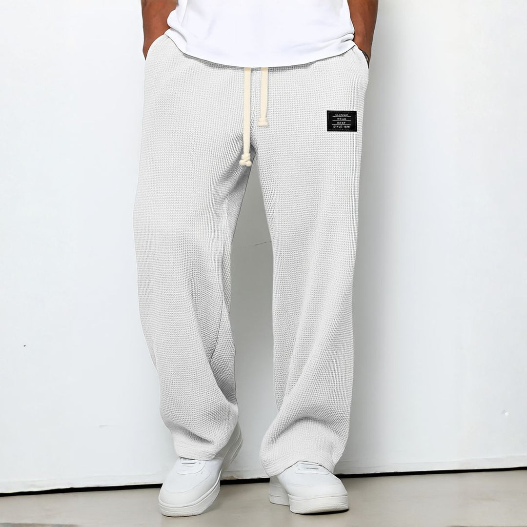 PANTALON AMPLE À TAILLE ÉLASTIQUE