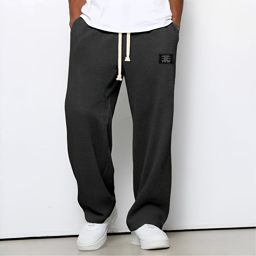 PANTALON AMPLE À TAILLE ÉLASTIQUE