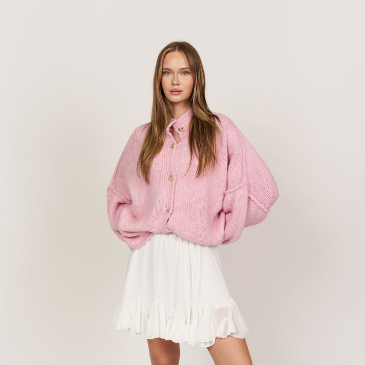 Cardigan surdimensionné "CozyGlam"