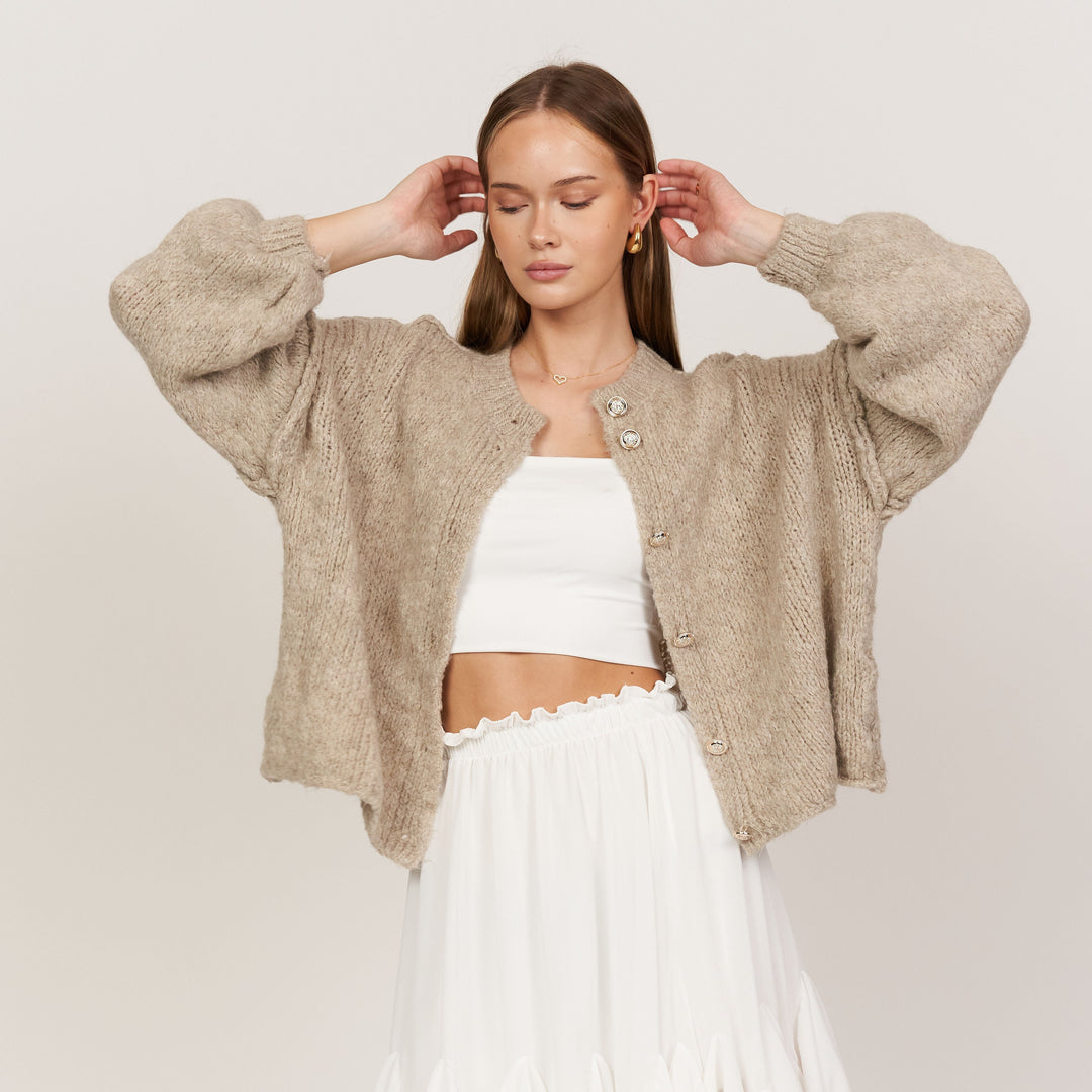 Cardigan Oversize Court "CozyGlam"