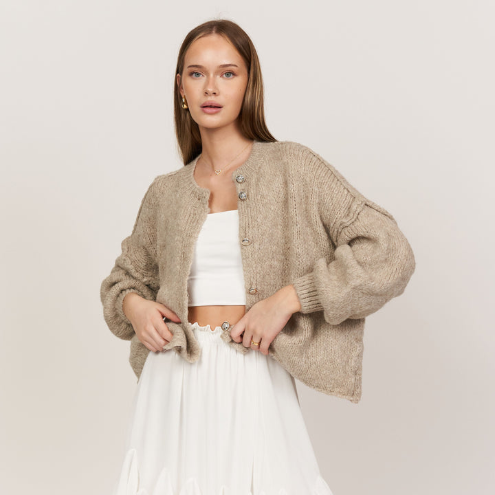 Cardigan Oversize Court "CozyGlam"